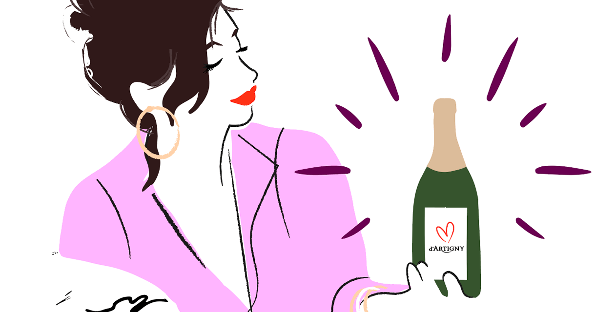 illustration vivre sobre en soirée