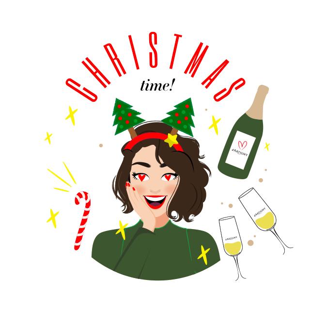 illustration noël sans alcool
