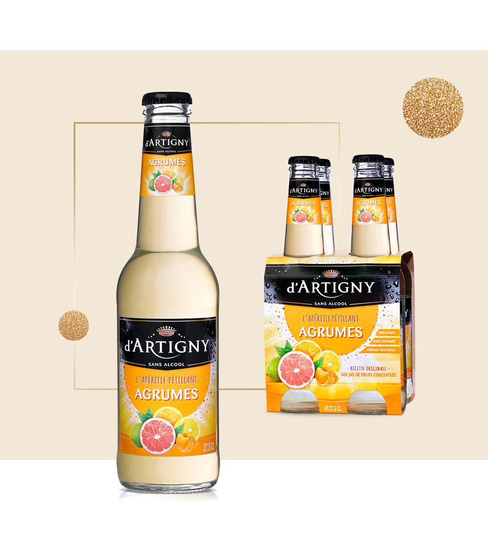 Visuel produit Aperitifs petillants Agrumes d'Artigny