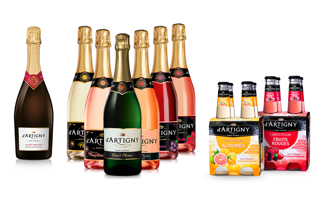 Visuel gamme complète d'Artigny sans alcool